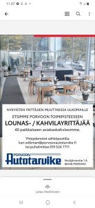 Jessican ja Kjellun muuttaessa ulkomaille, toivotamme heille menestystä uusiin haasteisiin. Etsimme uutta yrittäjää lounaskahvil...
